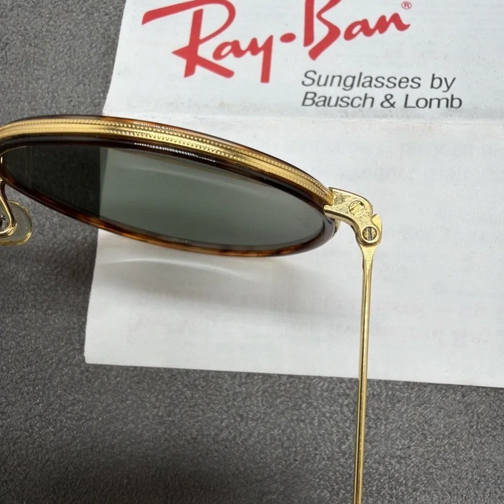 Vintage RAY BAN W1674 YOUTH SIZE Bausch & Lomb Round Sunglasses
